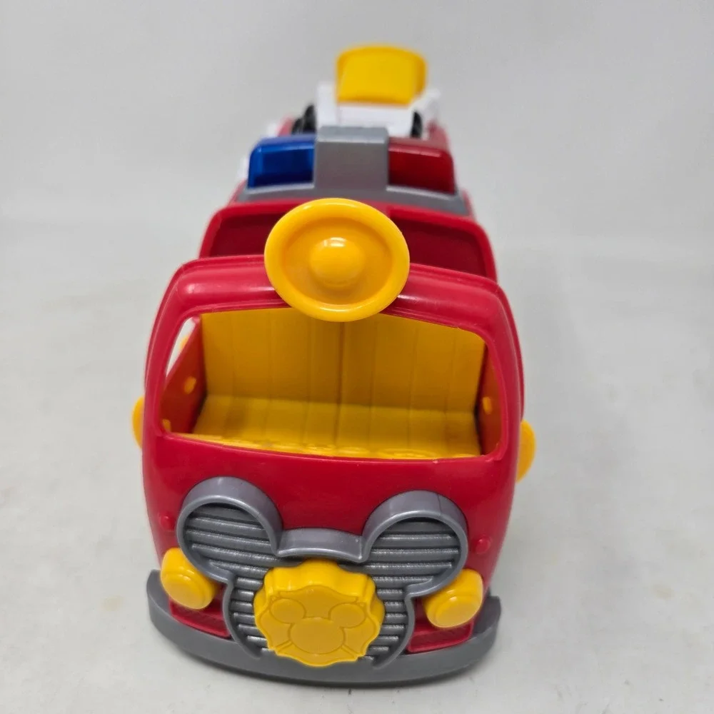 Disney Mickey Mouse Fire Engine Truck Toy with Mickey Figure Just Play 38550